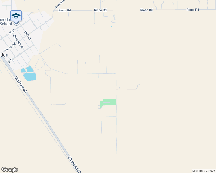 map of restaurants, bars, coffee shops, grocery stores, and more near 5160 Ranch House Road in Sheridan