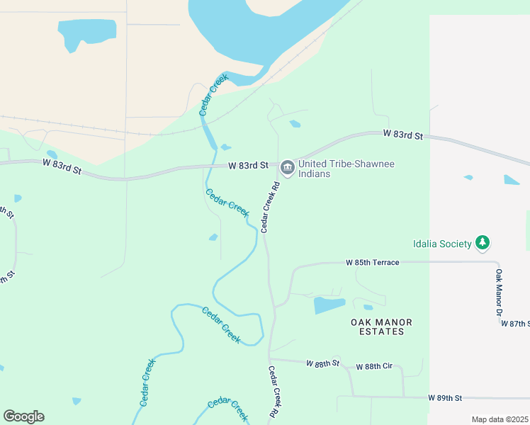 map of restaurants, bars, coffee shops, grocery stores, and more near 8384 Cedar Creek Road in De Soto
