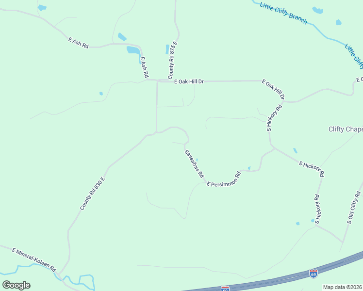 map of restaurants, bars, coffee shops, grocery stores, and more near 8872 Sassafras Road in Bloomfield