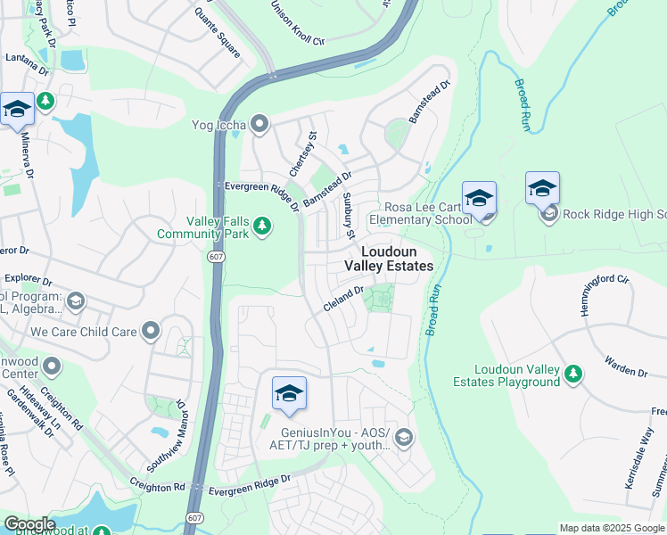 map of restaurants, bars, coffee shops, grocery stores, and more near 43132 Whelplehill Terrace in Ashburn