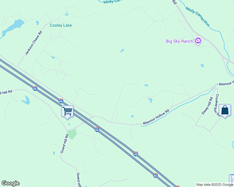 map of restaurants, bars, coffee shops, grocery stores, and more near Quarter Horse Lane in Warren County