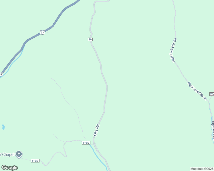 map of restaurants, bars, coffee shops, grocery stores, and more near County Route 26 in Gilmer