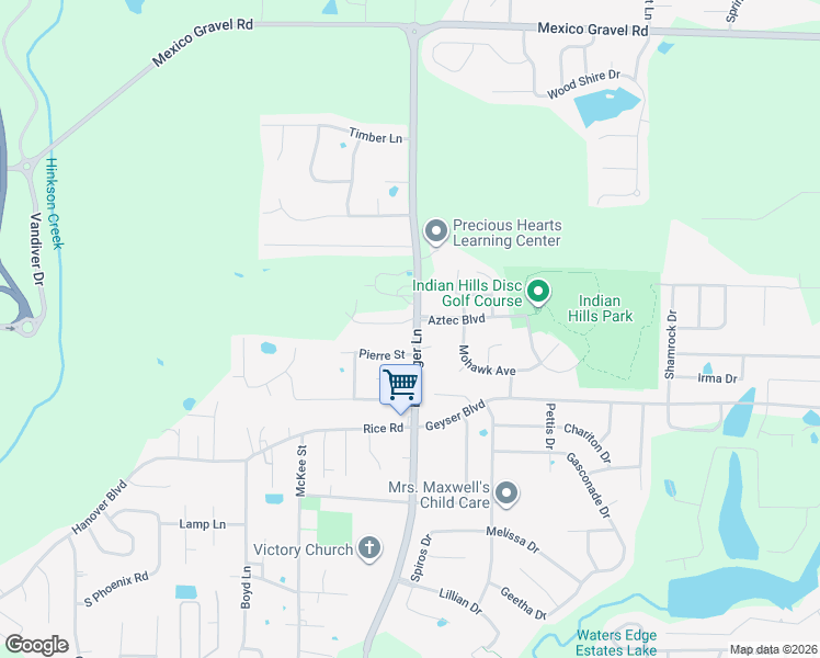 map of restaurants, bars, coffee shops, grocery stores, and more near 4715 Pierre Street in Columbia