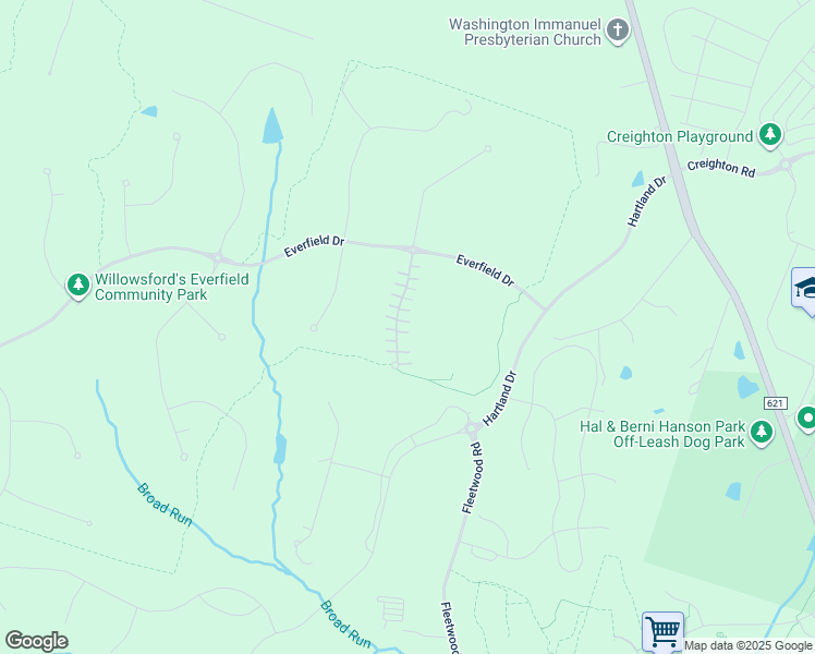 map of restaurants, bars, coffee shops, grocery stores, and more near 23130 Expedition Drive in Ashburn