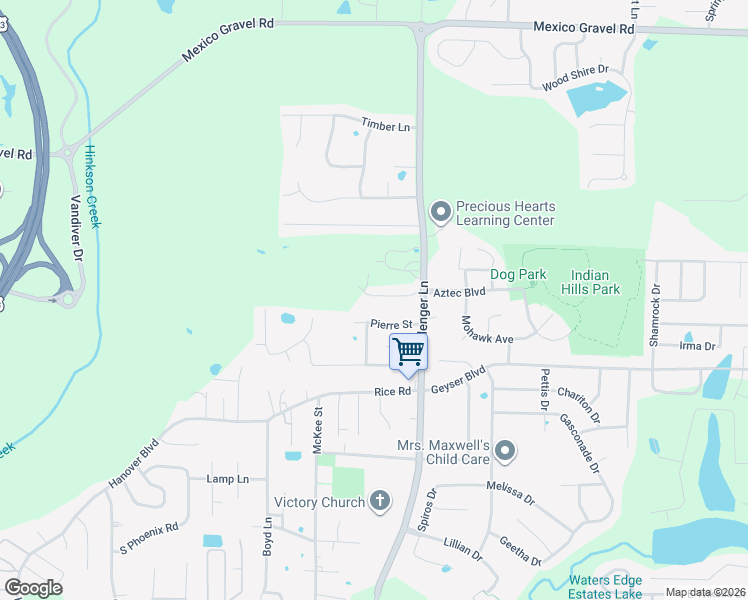 map of restaurants, bars, coffee shops, grocery stores, and more near 4612 Dehaven Drive in Columbia