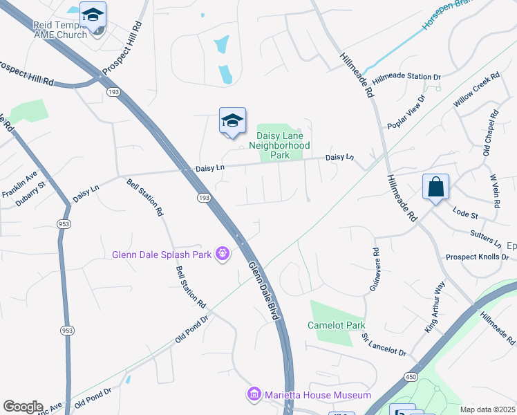 map of restaurants, bars, coffee shops, grocery stores, and more near 11905 Lilium Lane in Glenn Dale