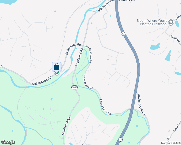 map of restaurants, bars, coffee shops, grocery stores, and more near 4758 Fowler Creek Road in Covington