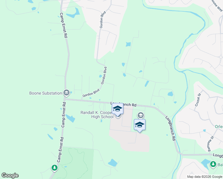 map of restaurants, bars, coffee shops, grocery stores, and more near 2886 Longbranch Road in Union