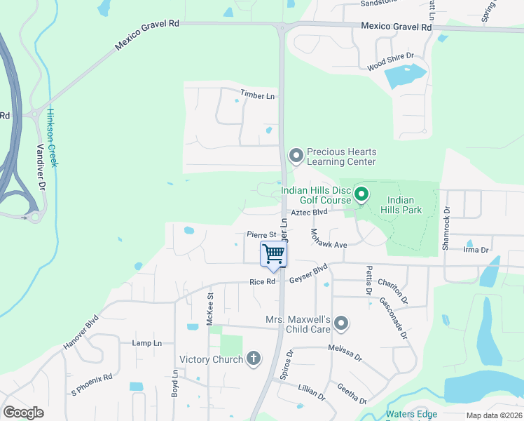 map of restaurants, bars, coffee shops, grocery stores, and more near 4619 Pierre Street in Columbia