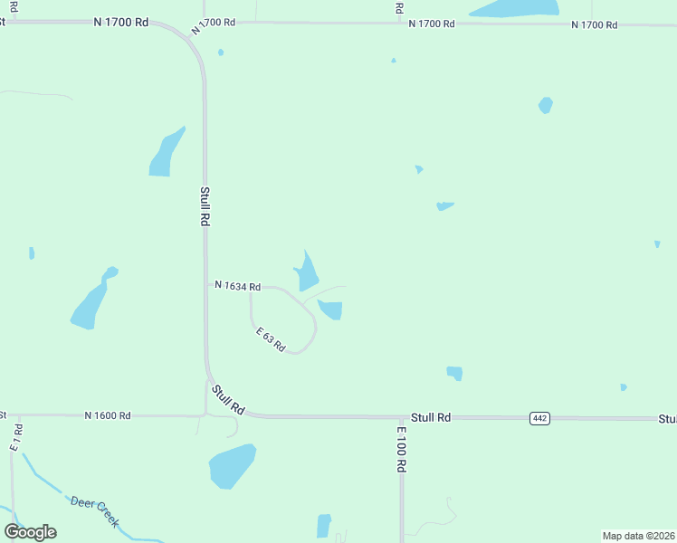 map of restaurants, bars, coffee shops, grocery stores, and more near East 74 Road in Lecompton