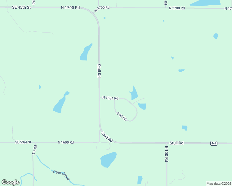 map of restaurants, bars, coffee shops, grocery stores, and more near 1636 East 50 Road in Lecompton