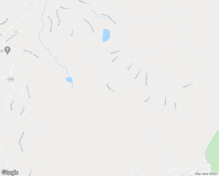 map of restaurants, bars, coffee shops, grocery stores, and more near Peggys Court in Shenandoah Farms