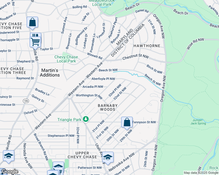 map of restaurants, bars, coffee shops, grocery stores, and more near 6653 Barnaby Street Northwest in Washington