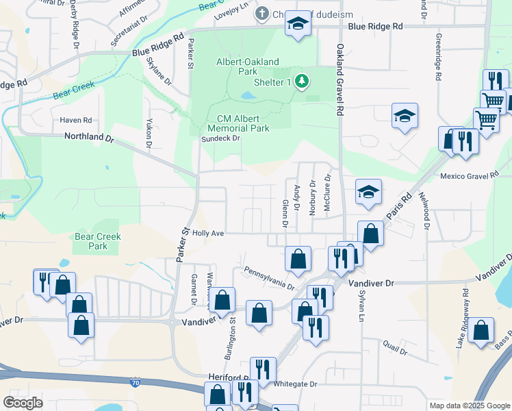map of restaurants, bars, coffee shops, grocery stores, and more near 2604 Grand Banks Drive in Columbia