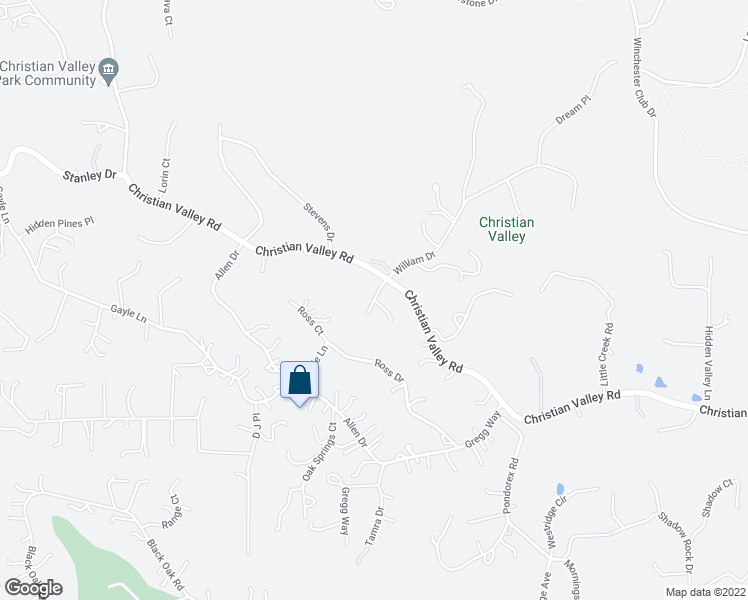 map of restaurants, bars, coffee shops, grocery stores, and more near 5065 William Court in Auburn