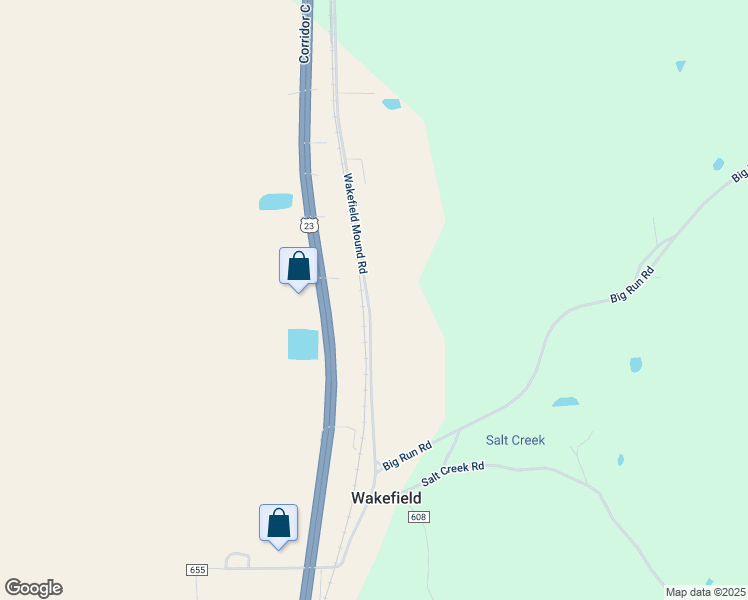 map of restaurants, bars, coffee shops, grocery stores, and more near 1444 U.S. 23 in Piketon