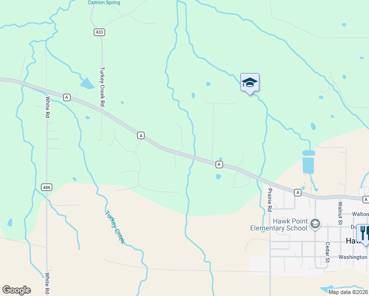 map of restaurants, bars, coffee shops, grocery stores, and more near 11 Charlie Court in Hawk Point