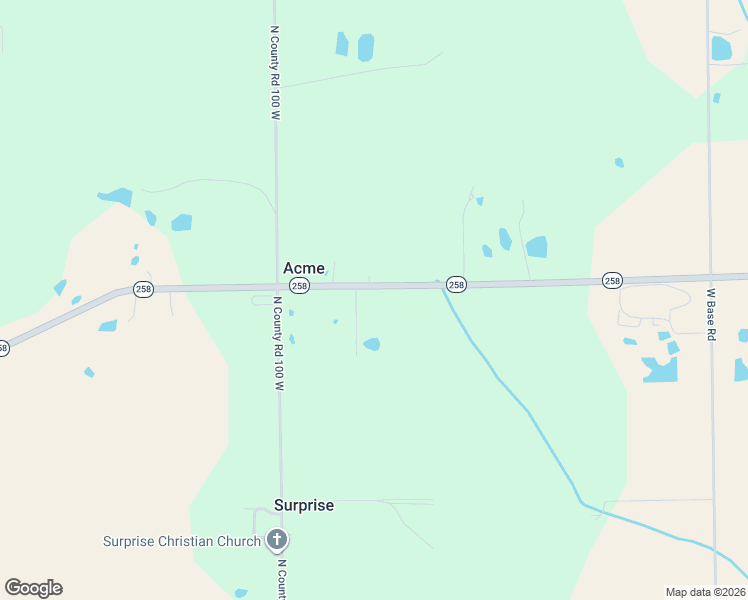 map of restaurants, bars, coffee shops, grocery stores, and more near 775 Highway 258 in Seymour