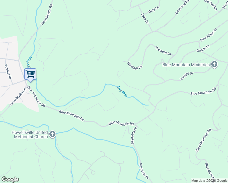 map of restaurants, bars, coffee shops, grocery stores, and more near 379 Hobbs Knob Road in Front Royal