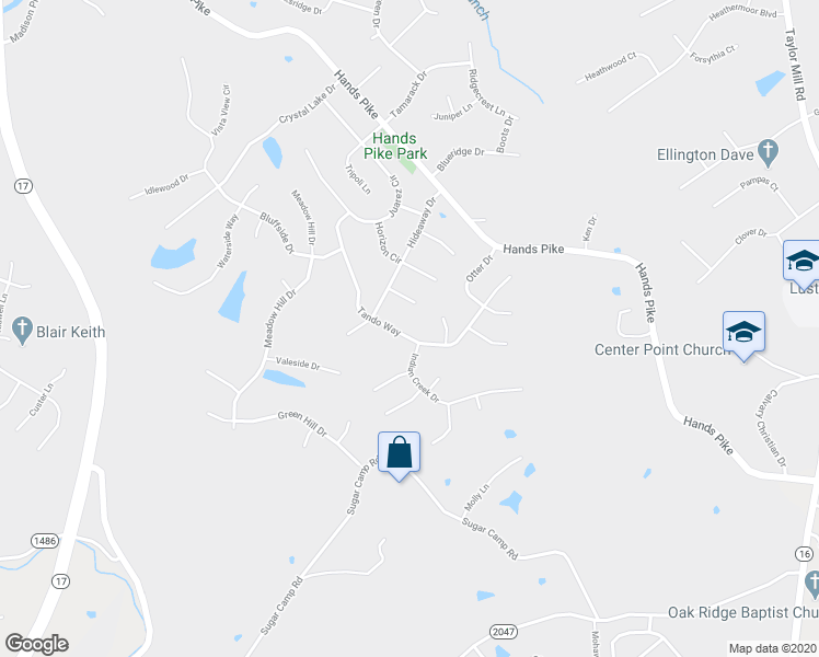 map of restaurants, bars, coffee shops, grocery stores, and more near 154 Tando Way in Covington