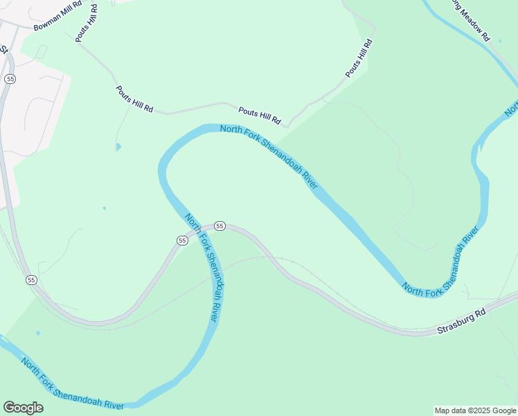 map of restaurants, bars, coffee shops, grocery stores, and more near 7610 Strasburg Road in Strasburg