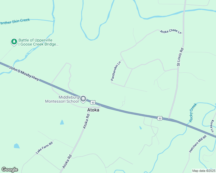 map of restaurants, bars, coffee shops, grocery stores, and more near 23117 Pantherskin Lane in Middleburg