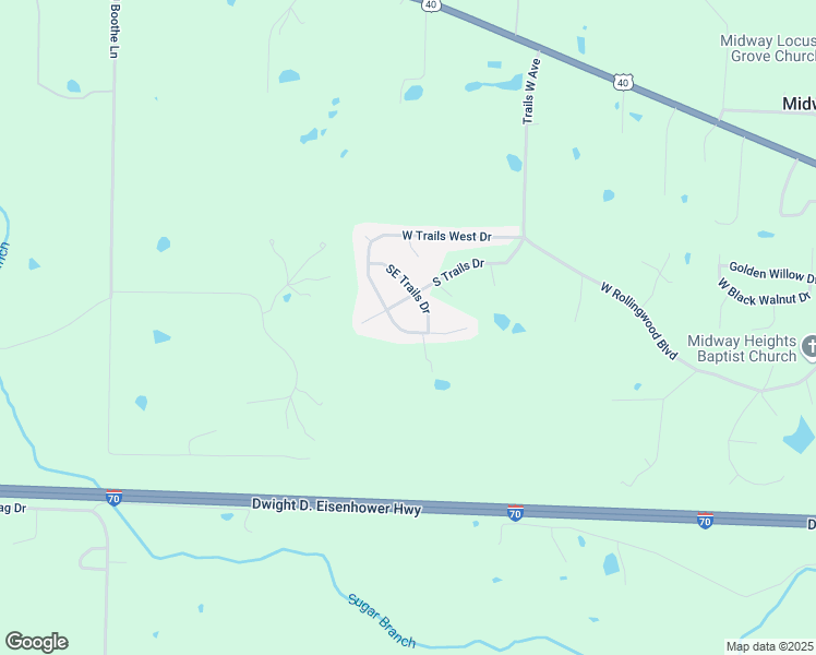 map of restaurants, bars, coffee shops, grocery stores, and more near 8708 West Trails West Drive in Columbia
