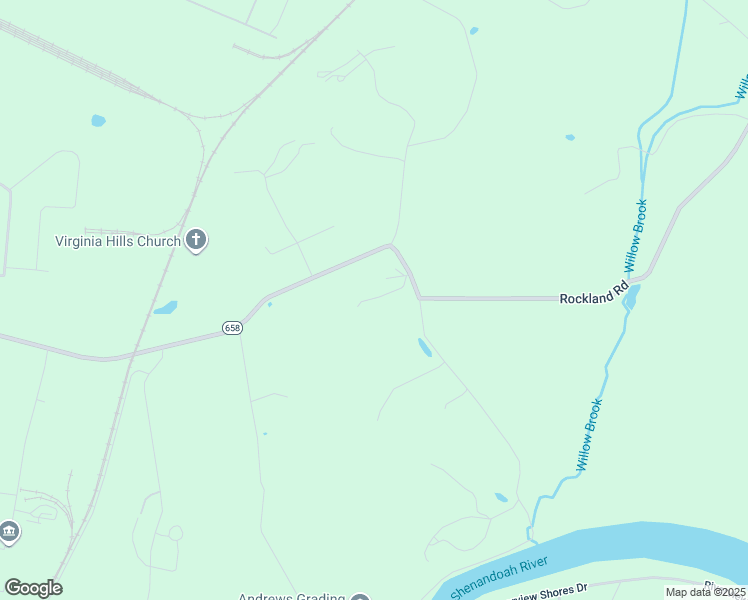 map of restaurants, bars, coffee shops, grocery stores, and more near Rockland Road in Front Royal