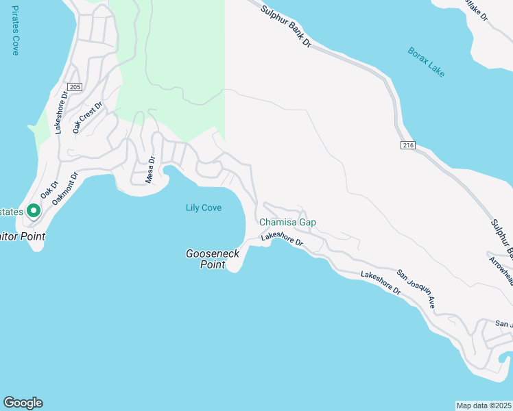 map of restaurants, bars, coffee shops, grocery stores, and more near 11480 San Joaquin Avenue in Clearlake