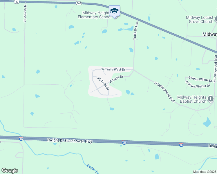 map of restaurants, bars, coffee shops, grocery stores, and more near 148 Southeast Trails Drive in Columbia