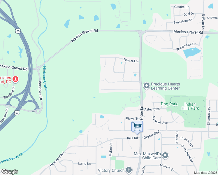 map of restaurants, bars, coffee shops, grocery stores, and more near 4503 Oakview Drive in Columbia
