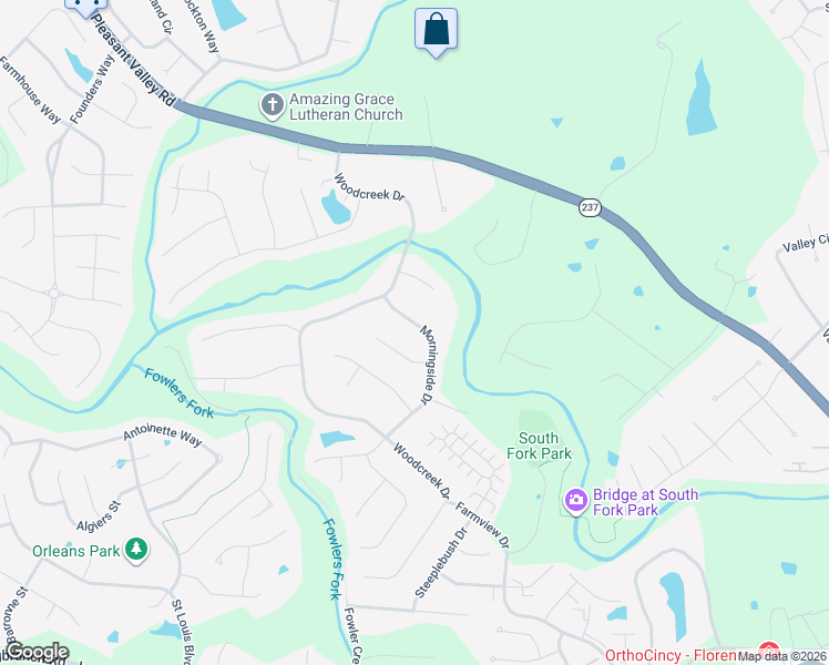 map of restaurants, bars, coffee shops, grocery stores, and more near 2069 Morningside Drive in Florence