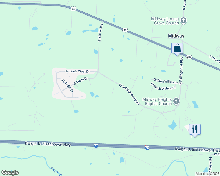 map of restaurants, bars, coffee shops, grocery stores, and more near 1101 North Parkside Court in Columbia