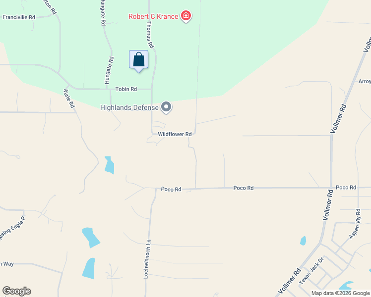 map of restaurants, bars, coffee shops, grocery stores, and more near 7855 Wildflower Road in Colorado Springs