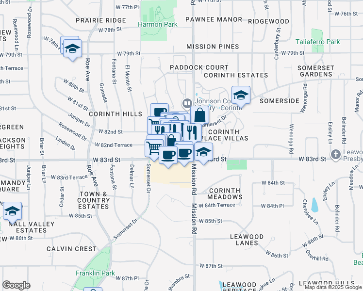 8232 Mission Road, Prairie Village KS Walk Score