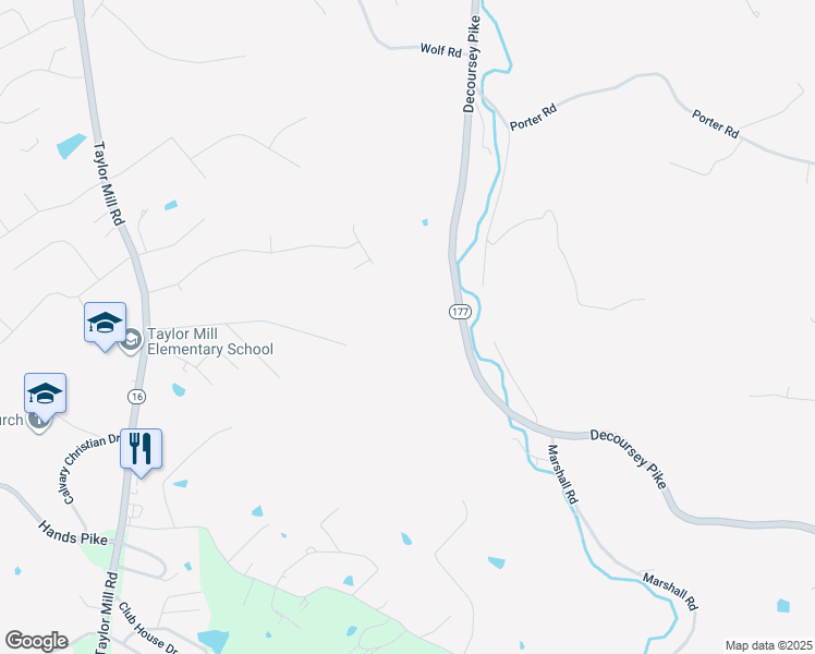 map of restaurants, bars, coffee shops, grocery stores, and more near 9032 Decoursey Pike in Covington