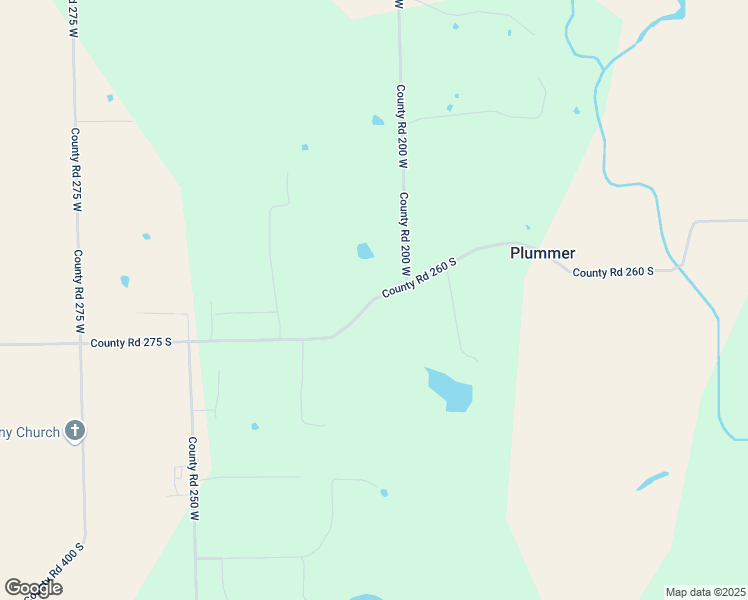 map of restaurants, bars, coffee shops, grocery stores, and more near 1856 County Road 275 South in Bloomfield