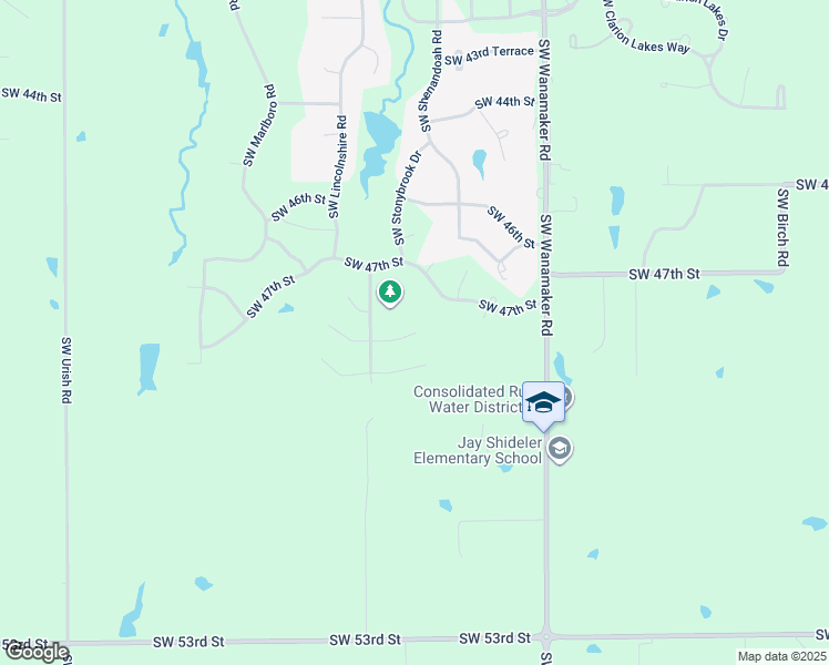 map of restaurants, bars, coffee shops, grocery stores, and more near 3644 Southwest 48th Place in Topeka