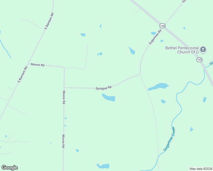 map of restaurants, bars, coffee shops, grocery stores, and more near 2582 Sprague Road in Bethel