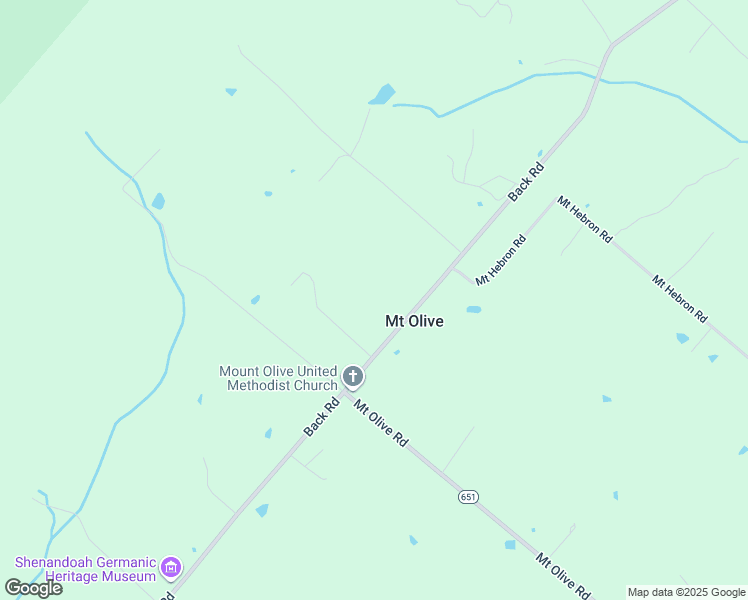 map of restaurants, bars, coffee shops, grocery stores, and more near 12349 Back Road in Toms Brook