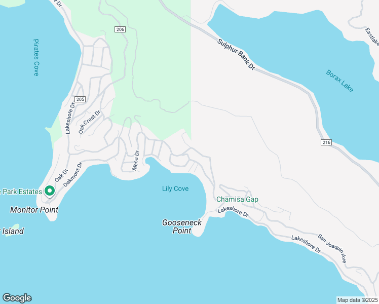 map of restaurants, bars, coffee shops, grocery stores, and more near 11480 San Joaquin Avenue in Clearlake