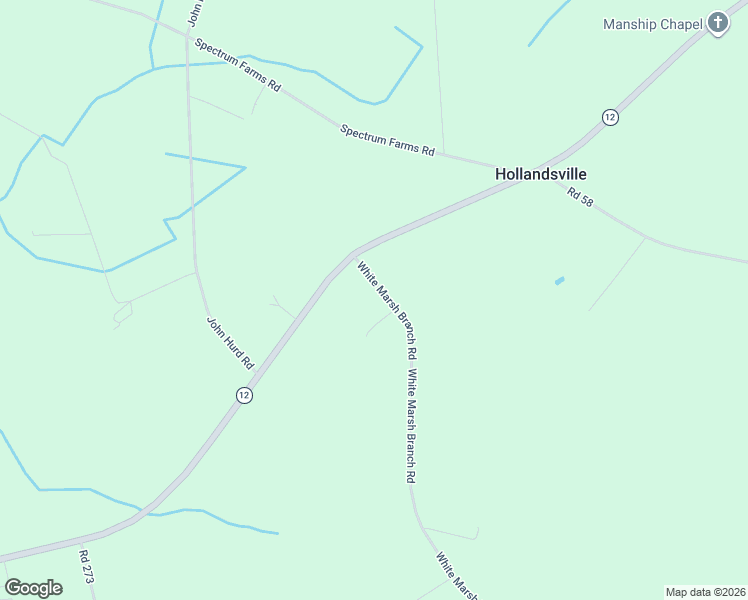 map of restaurants, bars, coffee shops, grocery stores, and more near 1663 White Marsh Branch Road in Harrington