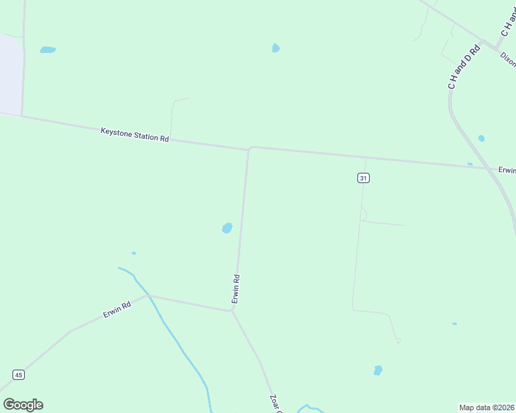 map of restaurants, bars, coffee shops, grocery stores, and more near 1454 Erwin Road in Jackson