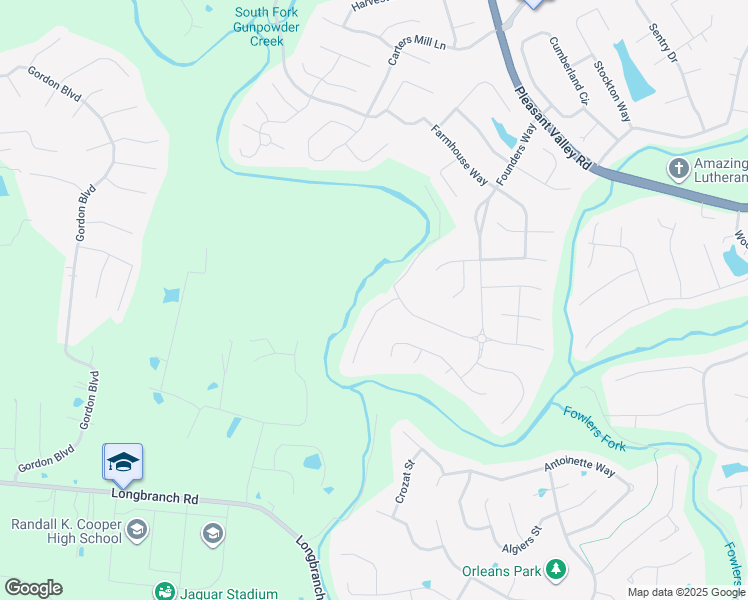 map of restaurants, bars, coffee shops, grocery stores, and more near 8605 Treeline Drive in Florence