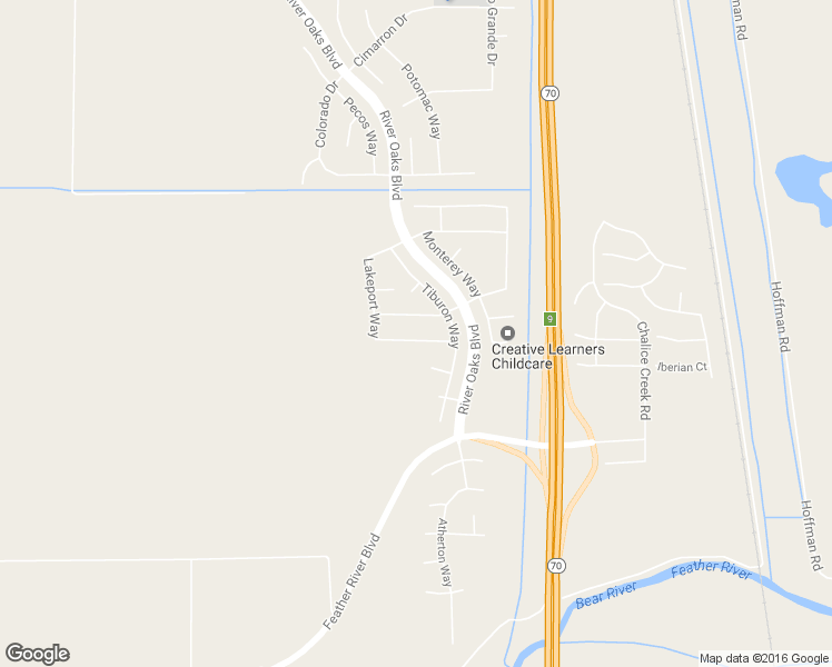 map of restaurants, bars, coffee shops, grocery stores, and more near 1715 Presidio Way in Olivehurst