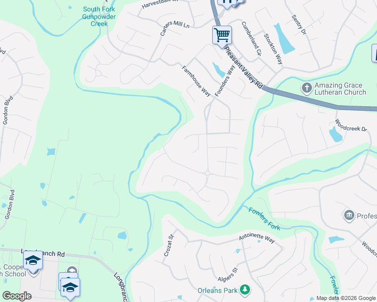 map of restaurants, bars, coffee shops, grocery stores, and more near 2141 Blankenbecker Drive in Florence