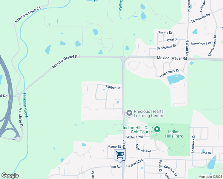 map of restaurants, bars, coffee shops, grocery stores, and more near 4702 Timber Lane in Columbia