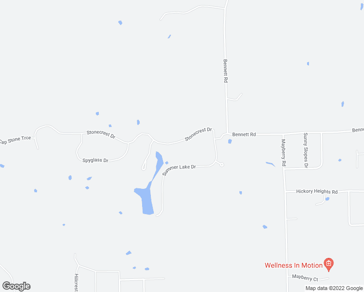map of restaurants, bars, coffee shops, grocery stores, and more near 103 Stonecrest Boulevard in Bedford