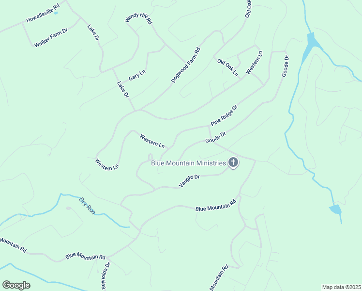 map of restaurants, bars, coffee shops, grocery stores, and more near 421 Goode Drive in Front Royal