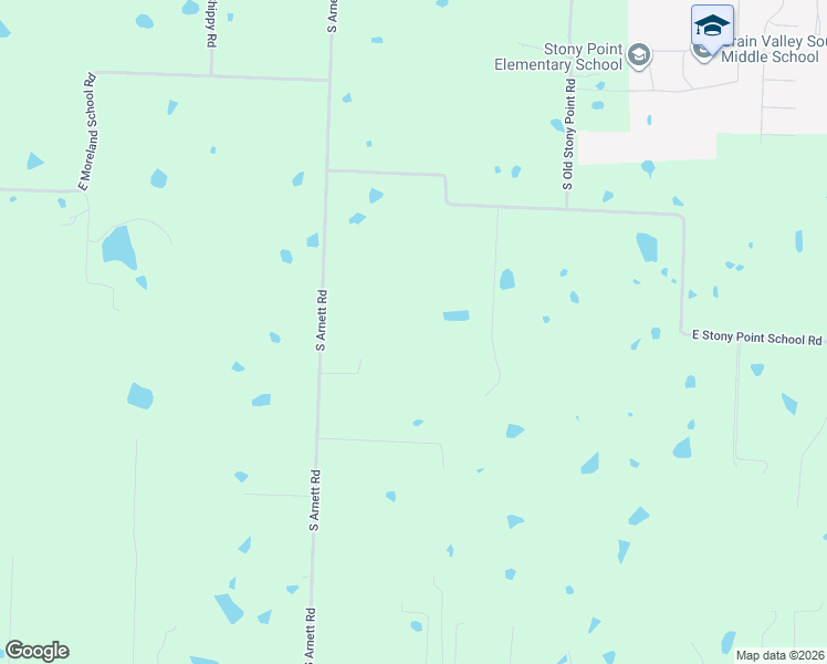 map of restaurants, bars, coffee shops, grocery stores, and more near 7221 South Arnett Road in Grain Valley